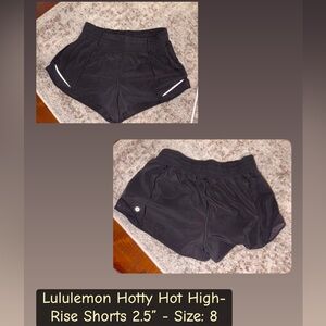 lululemon athletica Black Athletic Shorts